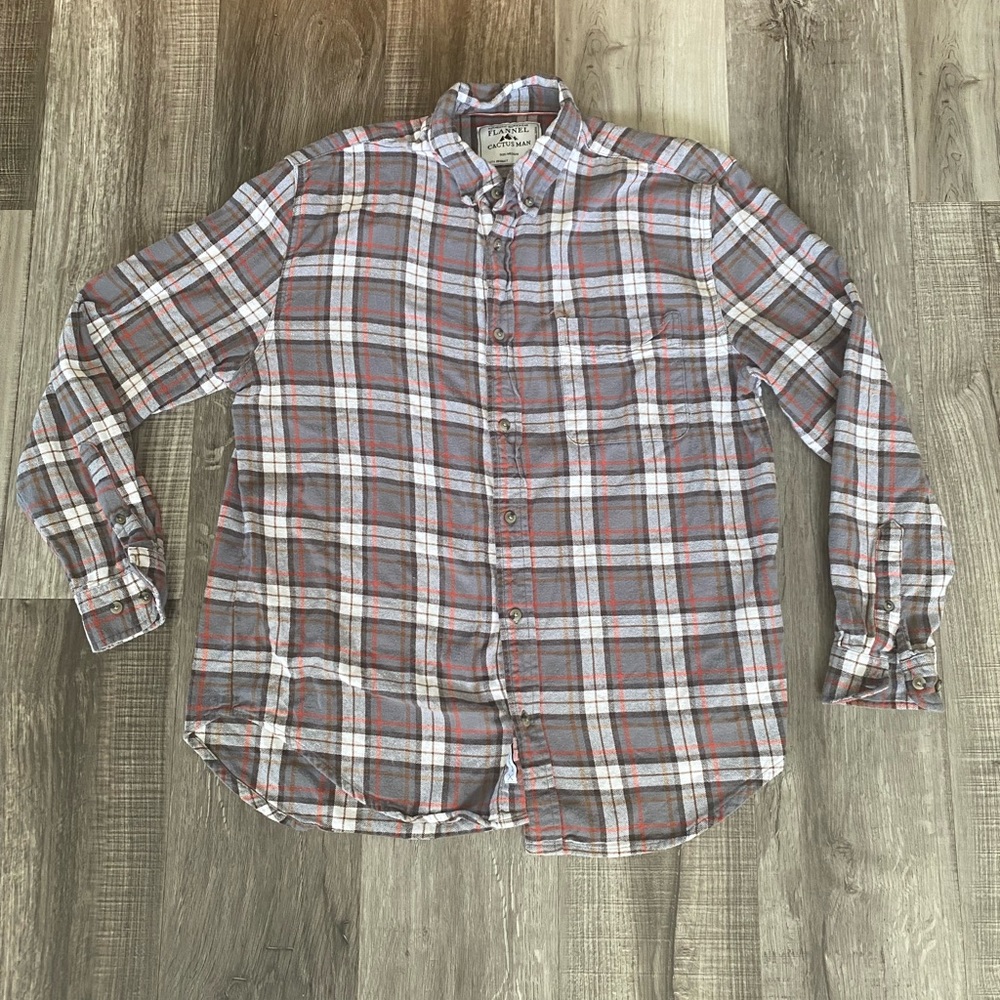 Mens flannel by cactus man - medium